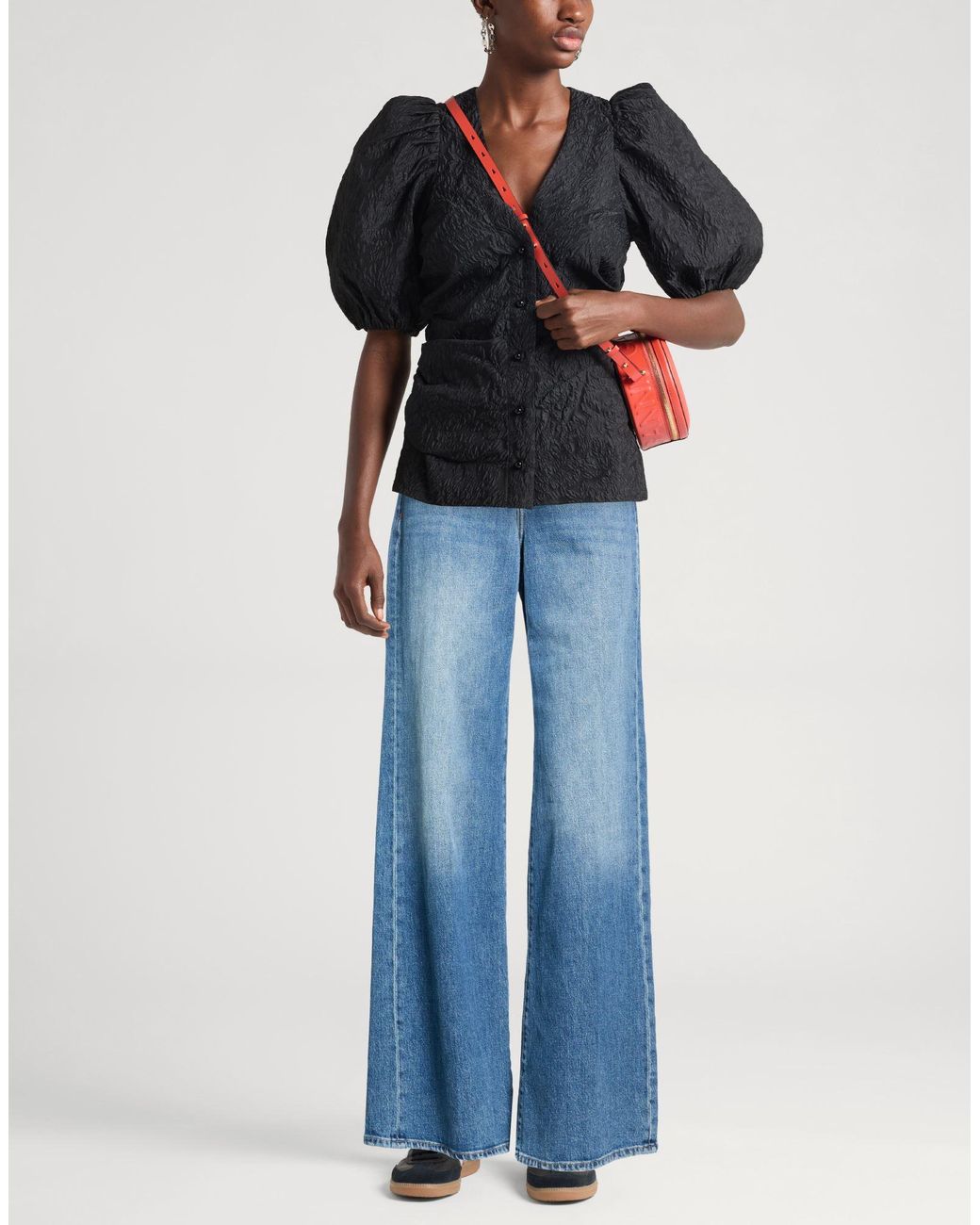 7 For All Mankind Blue Jeans Cotton, Elastane