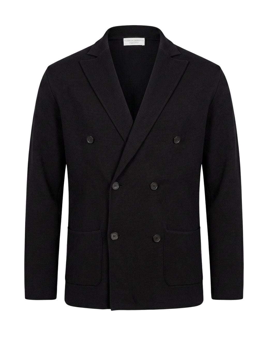 FILIPPO DE LAURENTIIS Black Blazers for men