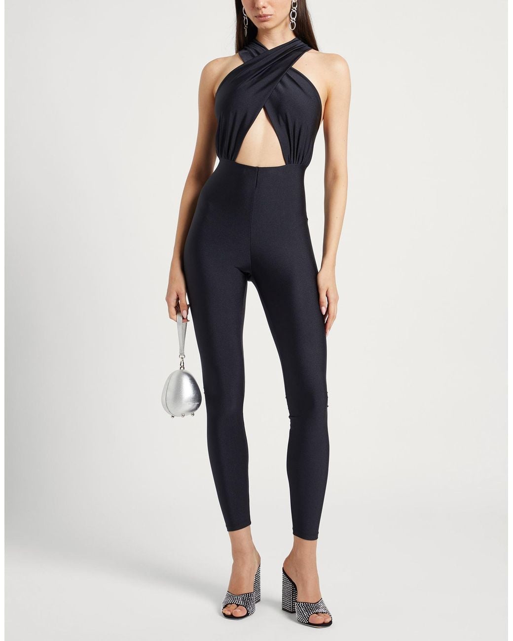 ANDAMANE Blue Jumpsuit Polyamide, Elastane
