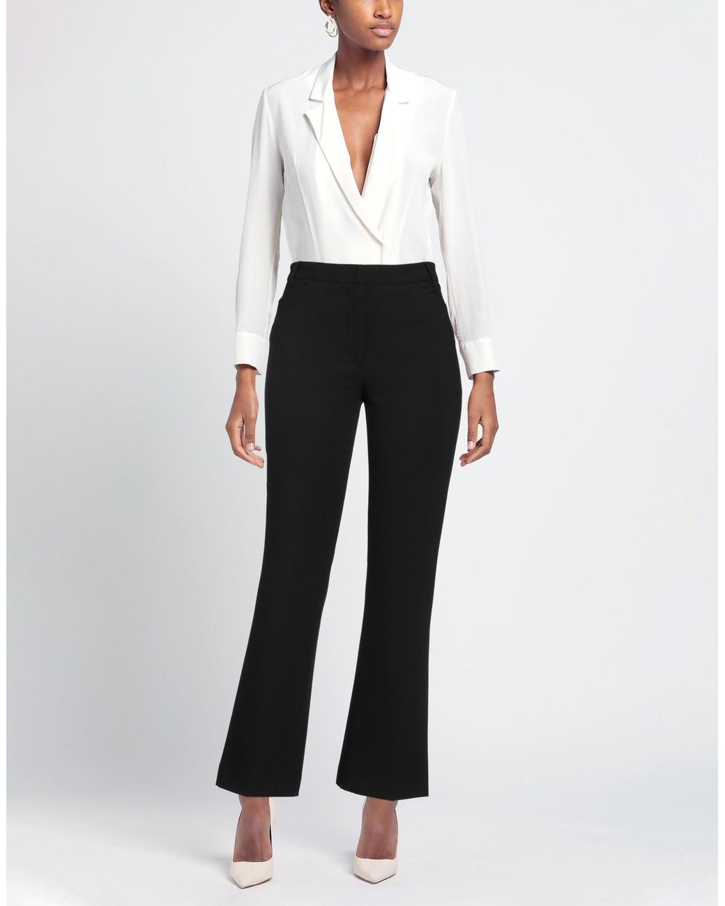 True Religion Black Pants Cotton, Elastane