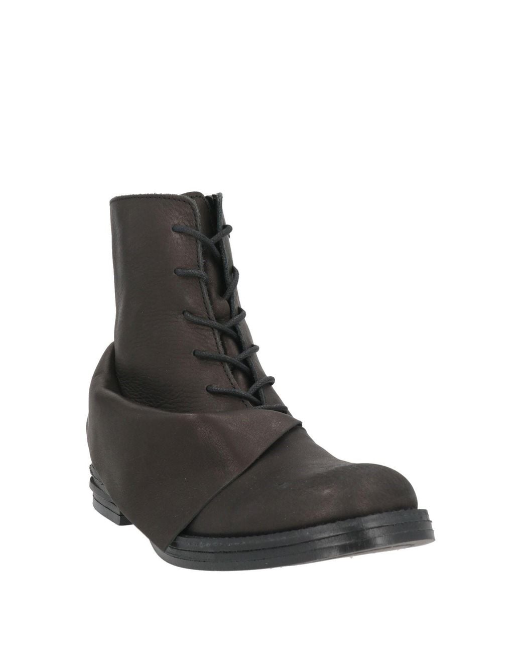 Yohji Yamamoto Brown Dark Ankle Boots Leather