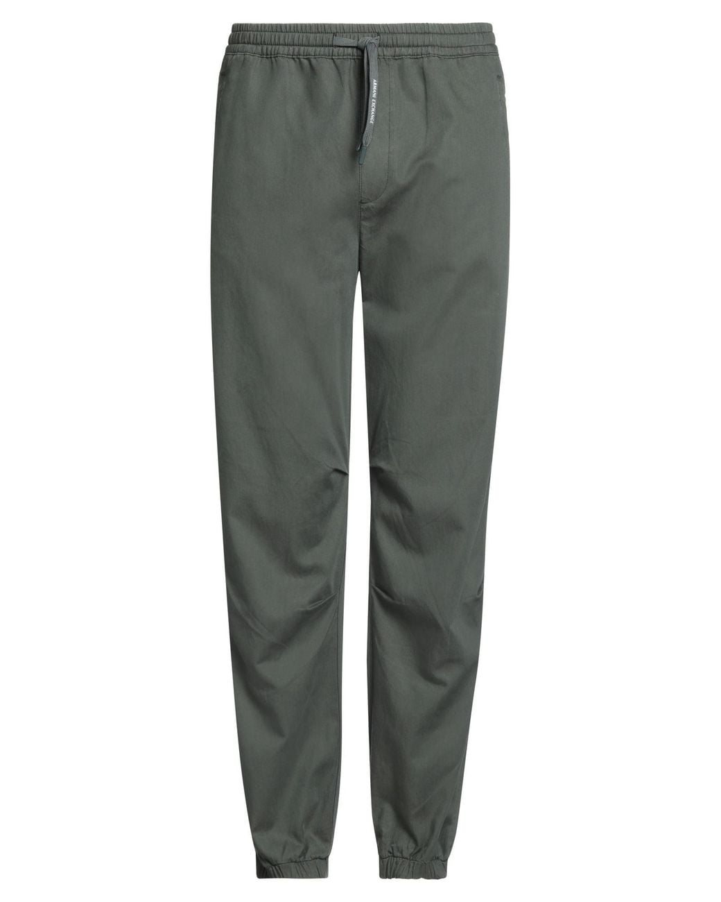 ARMANI EXCHANGE Gray Pants Lyocell, Cotton for men