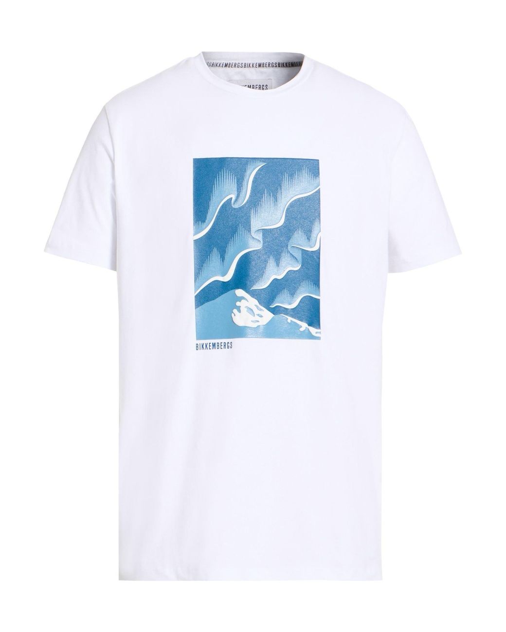 Bikkembergs Blue T-Shirt Cotton, Elastane for men