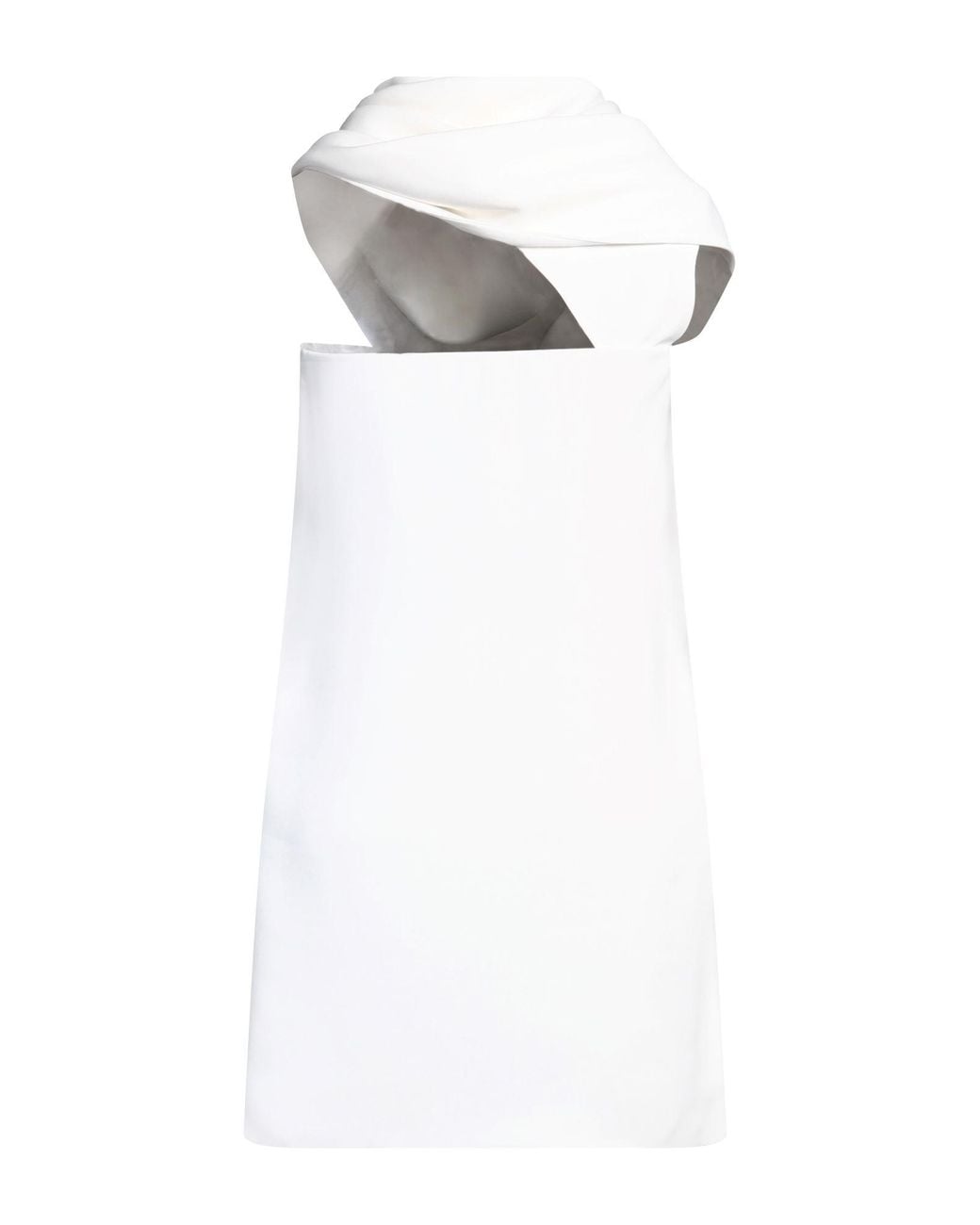 Ferragamo White Mini Dress Viscose