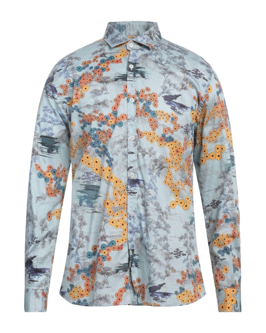 Camicia di Messagerie in Blue da Uomo