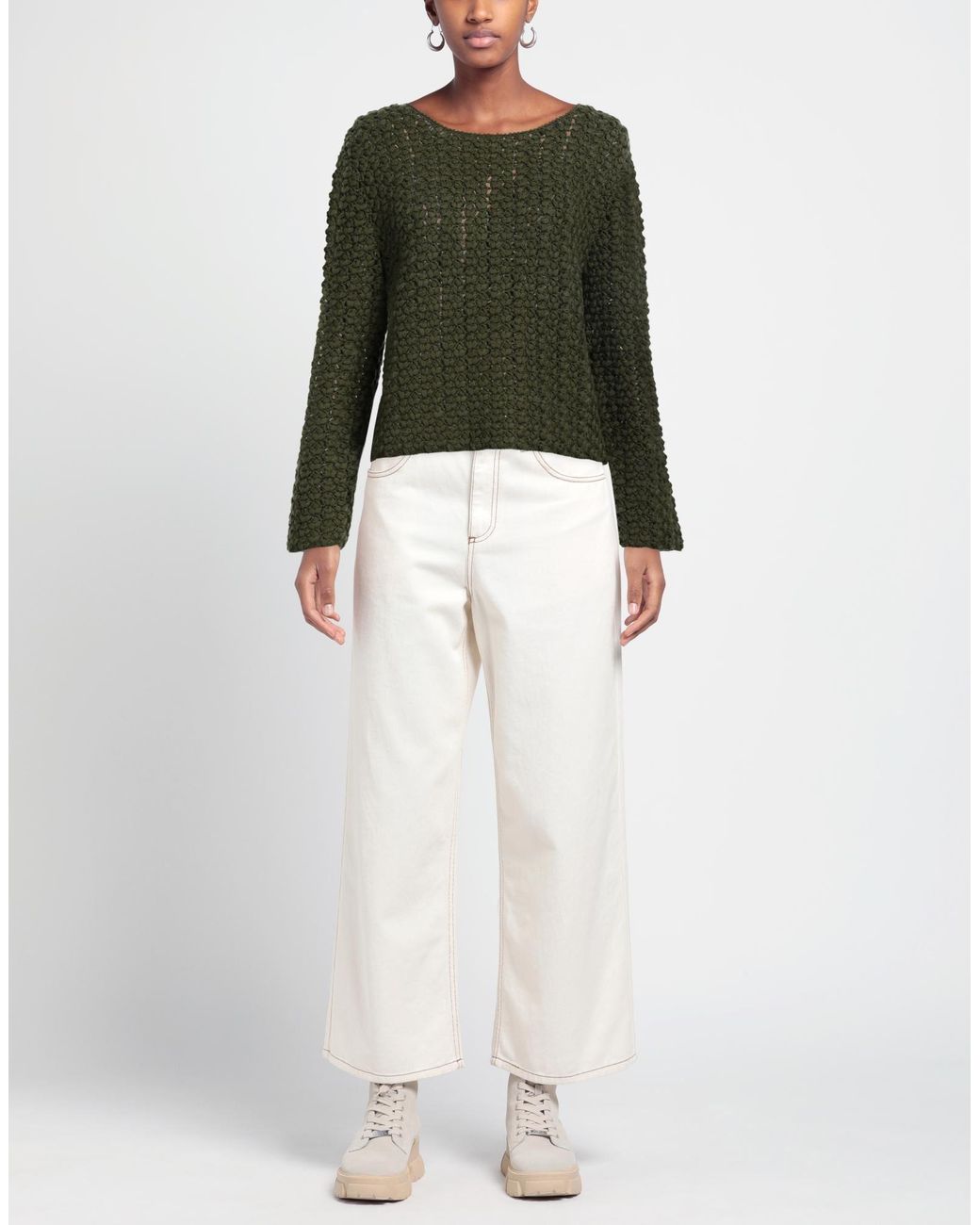 Alberta Ferretti Green Pullover