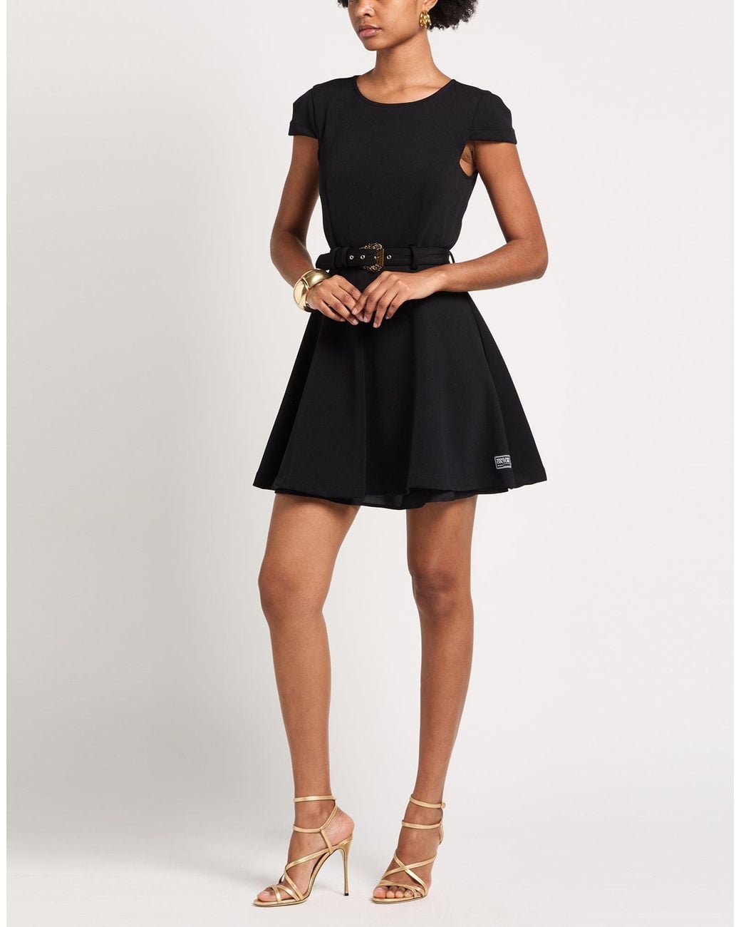 Versace Jeans Couture Black Mini Dress