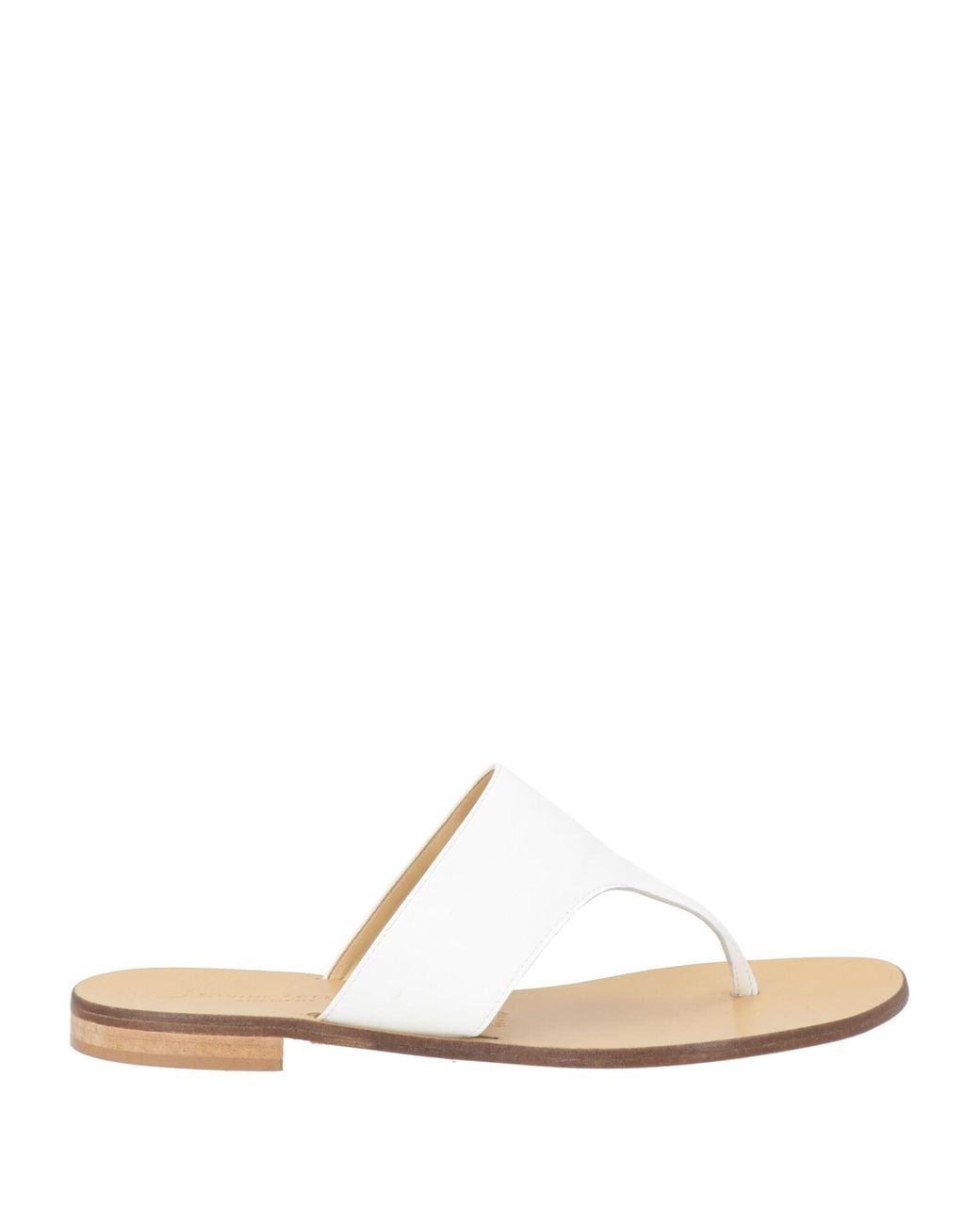 Divine Follie White Thong Sandal