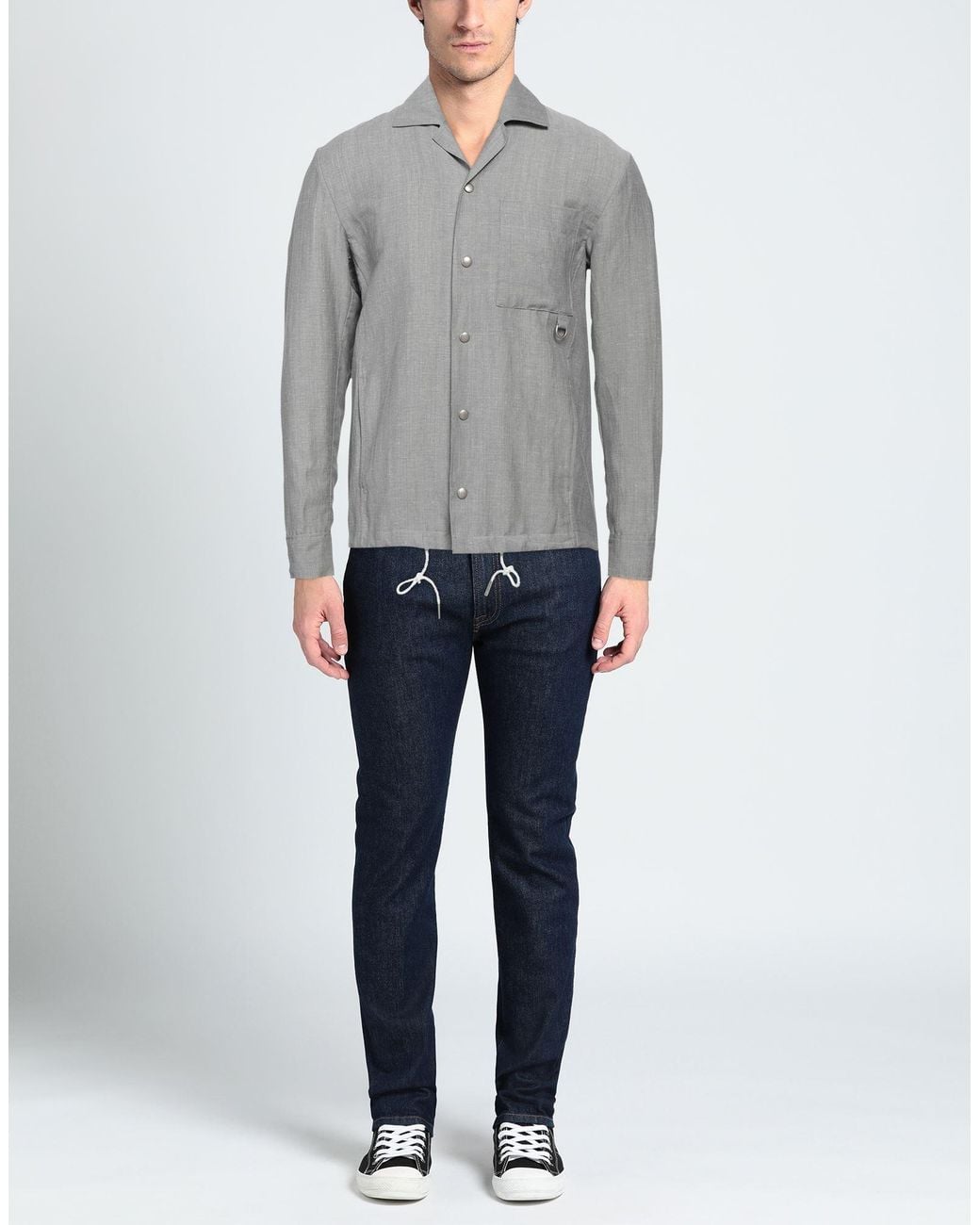 Paolo Pecora Gray Shirt for men