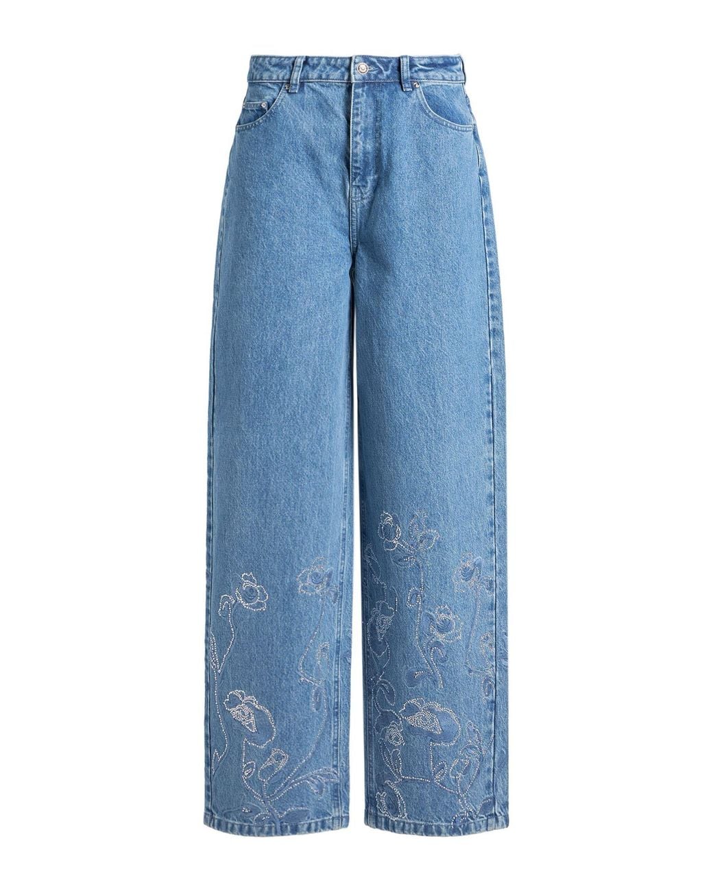 ROTATE BIRGER CHRISTENSEN Blue Jeans Organic Cotton