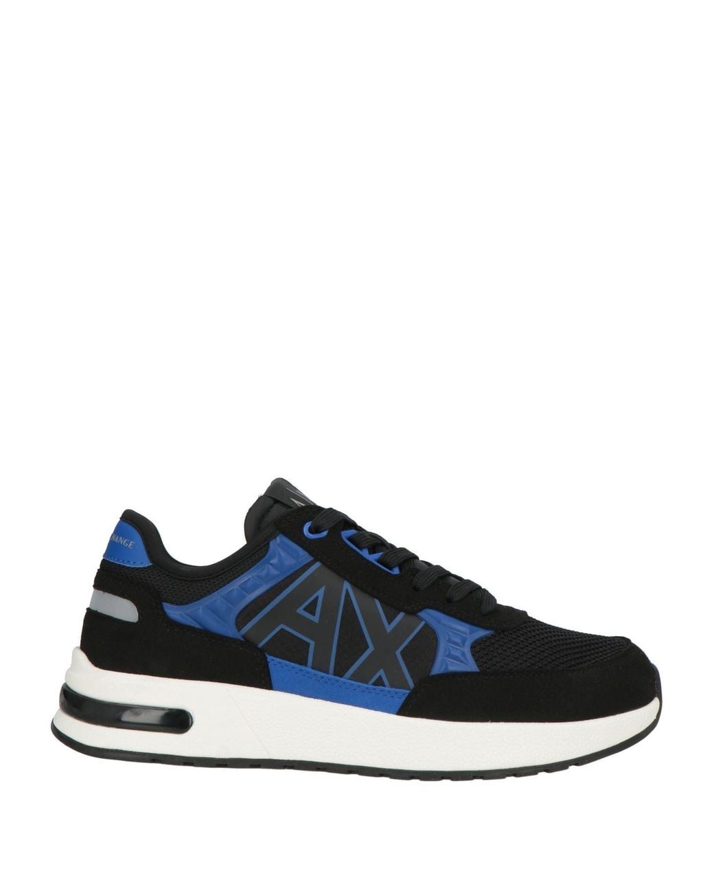 ARMANI EXCHANGE Blue Sneakers Polyester, Polyurethane for men