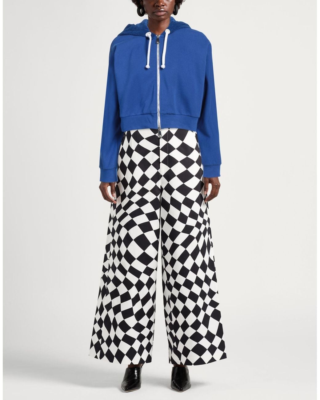 Jijil Blue Sweatshirt Cotton, Polyester, Polyamide, Nylon, Elastane