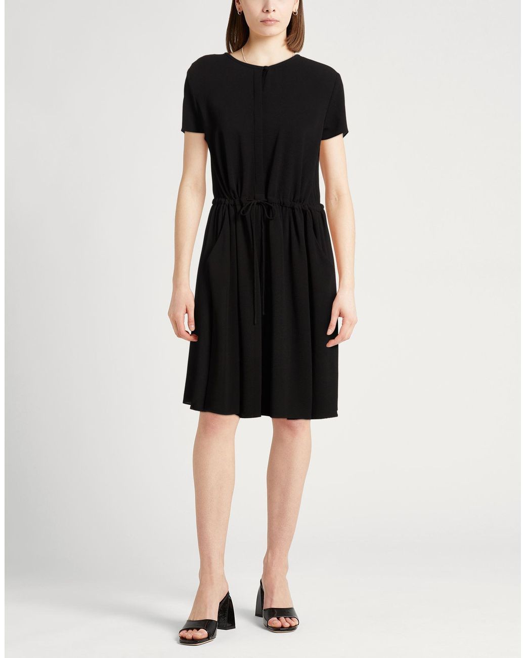 Emporio Armani Black Midi Dresses