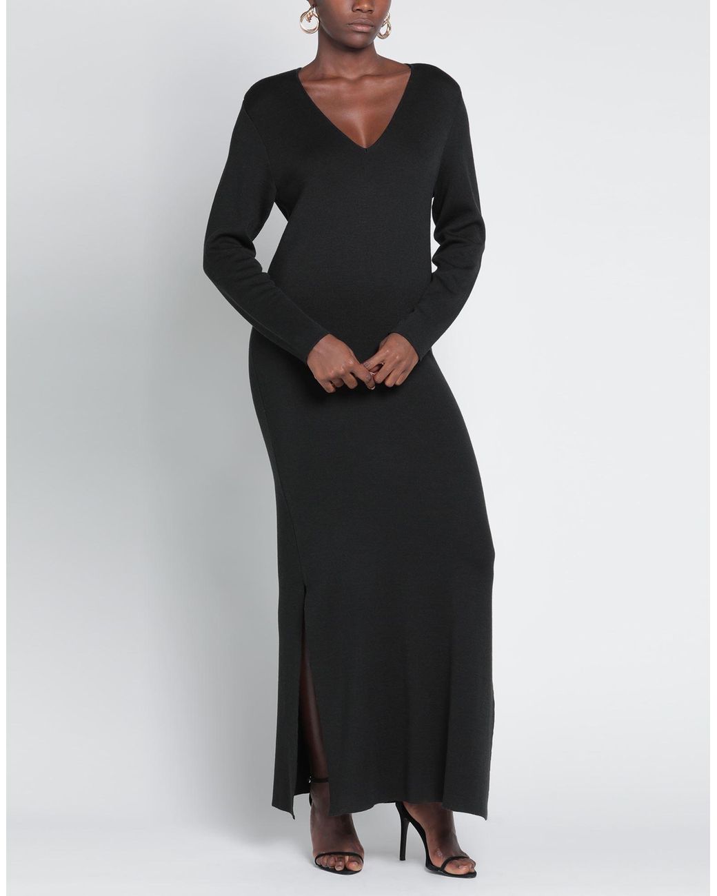 SEVENTY VENEZIA Black Maxi Dress