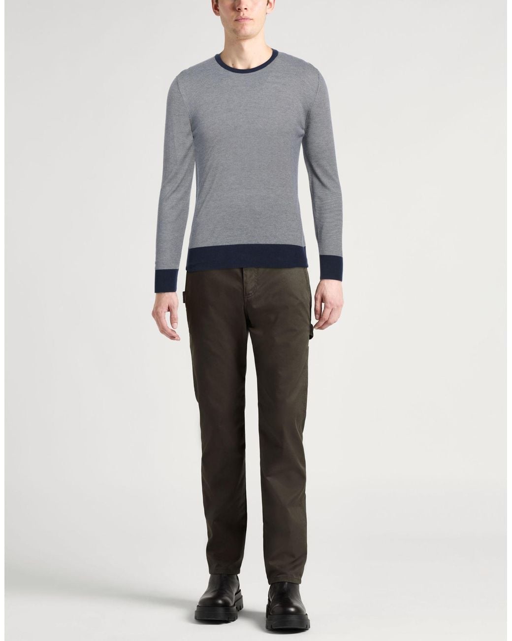 Canali Gray Jumper for men