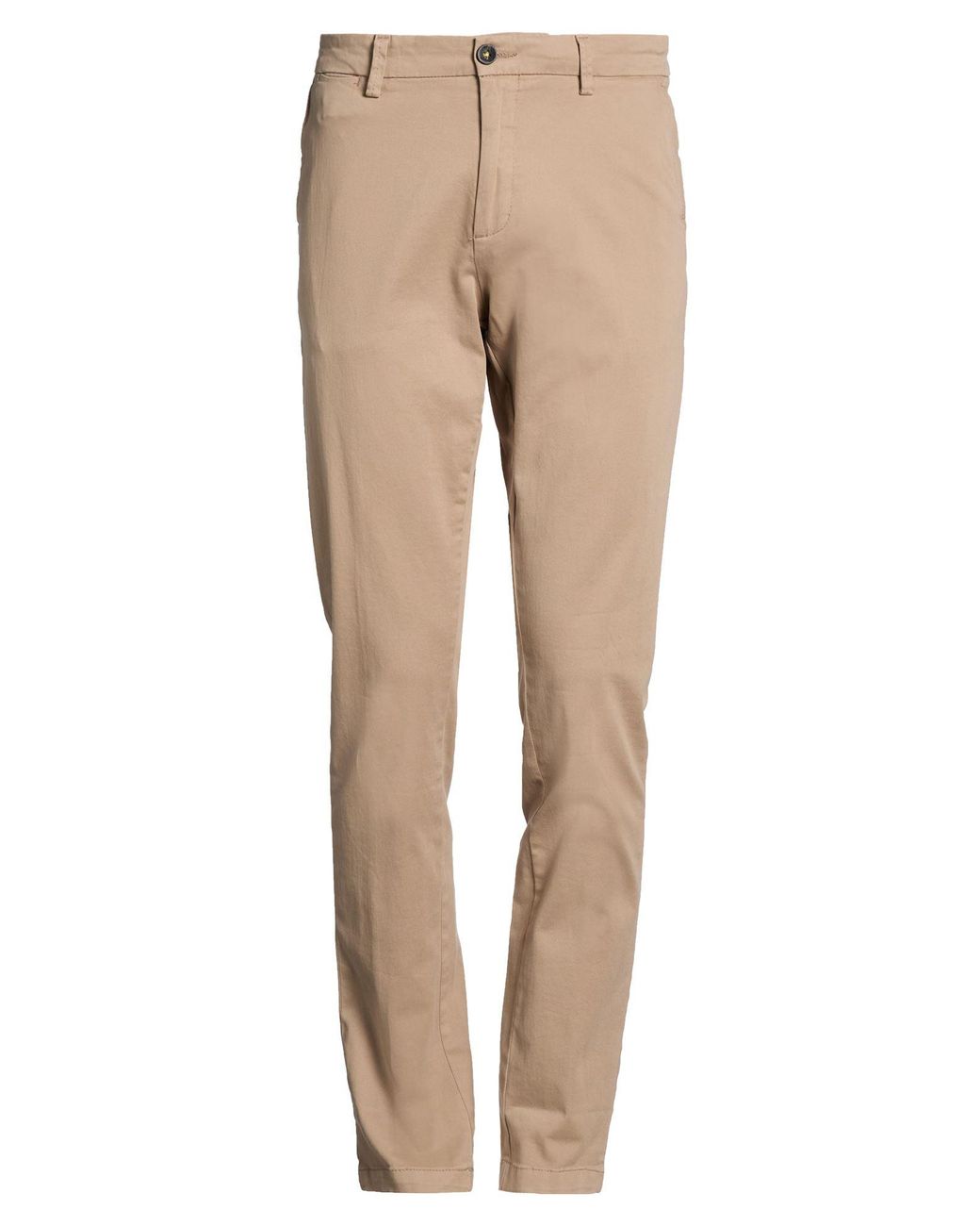 Manuel Ritz Natural Sand Pants Cotton, Elastane for men