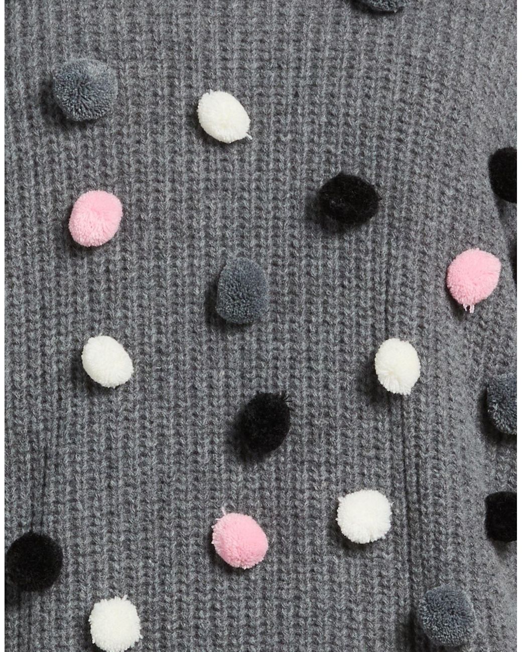 MSGM Gray Sweater Wool, Polyamide