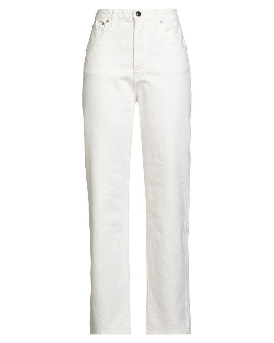 Semicouture White Jeans Cotton, Elastane