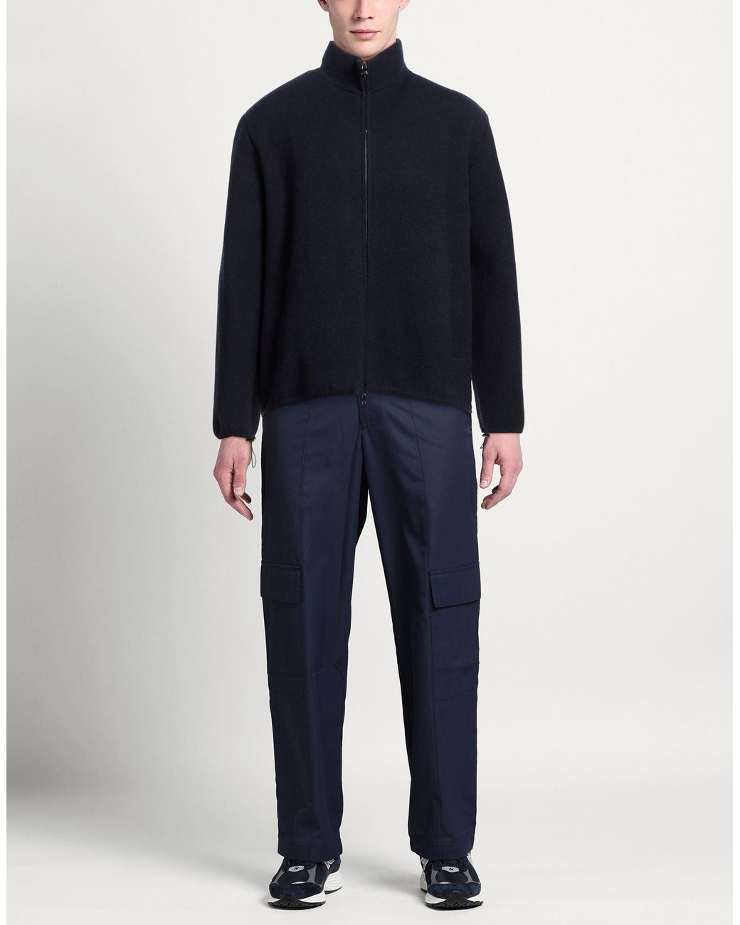 Aion Blue Jacket Cashmere for men