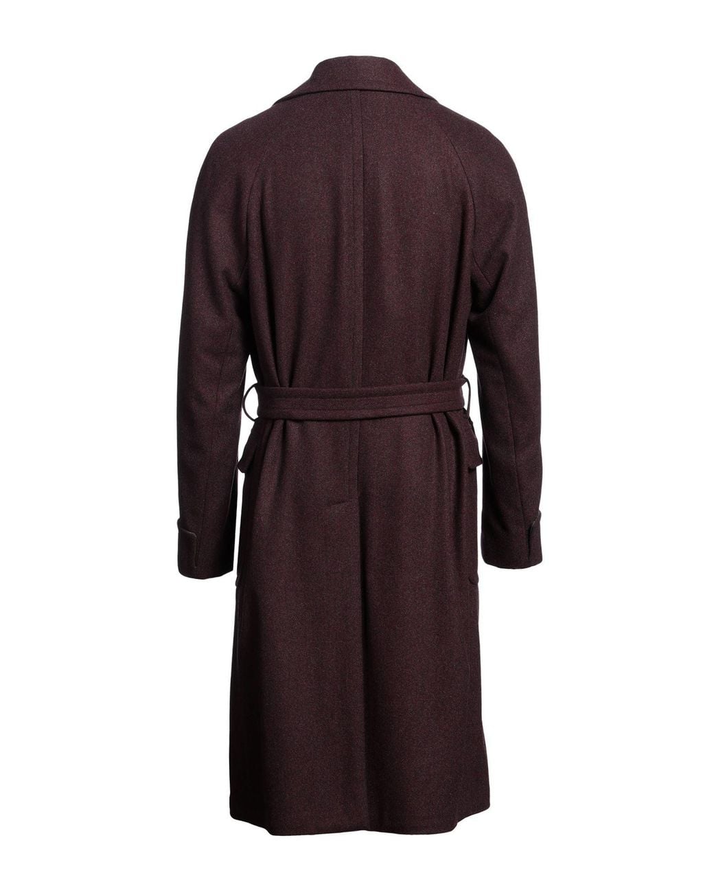 Lardini Purple Plum Coat Cashmere, Wool for men