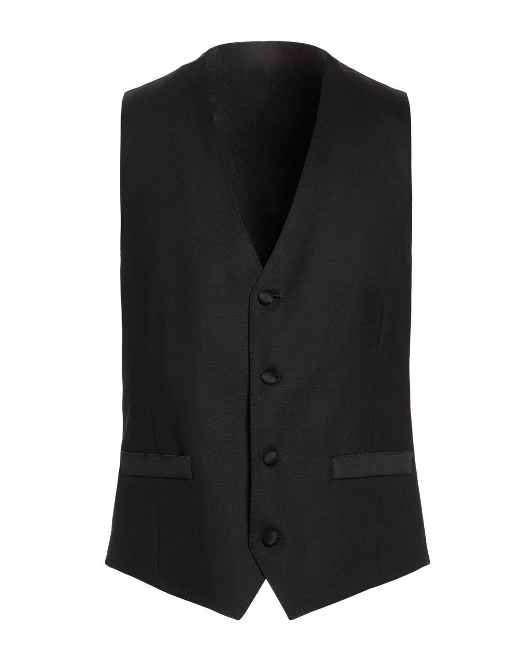 Lardini Black Tailored Vests for men
