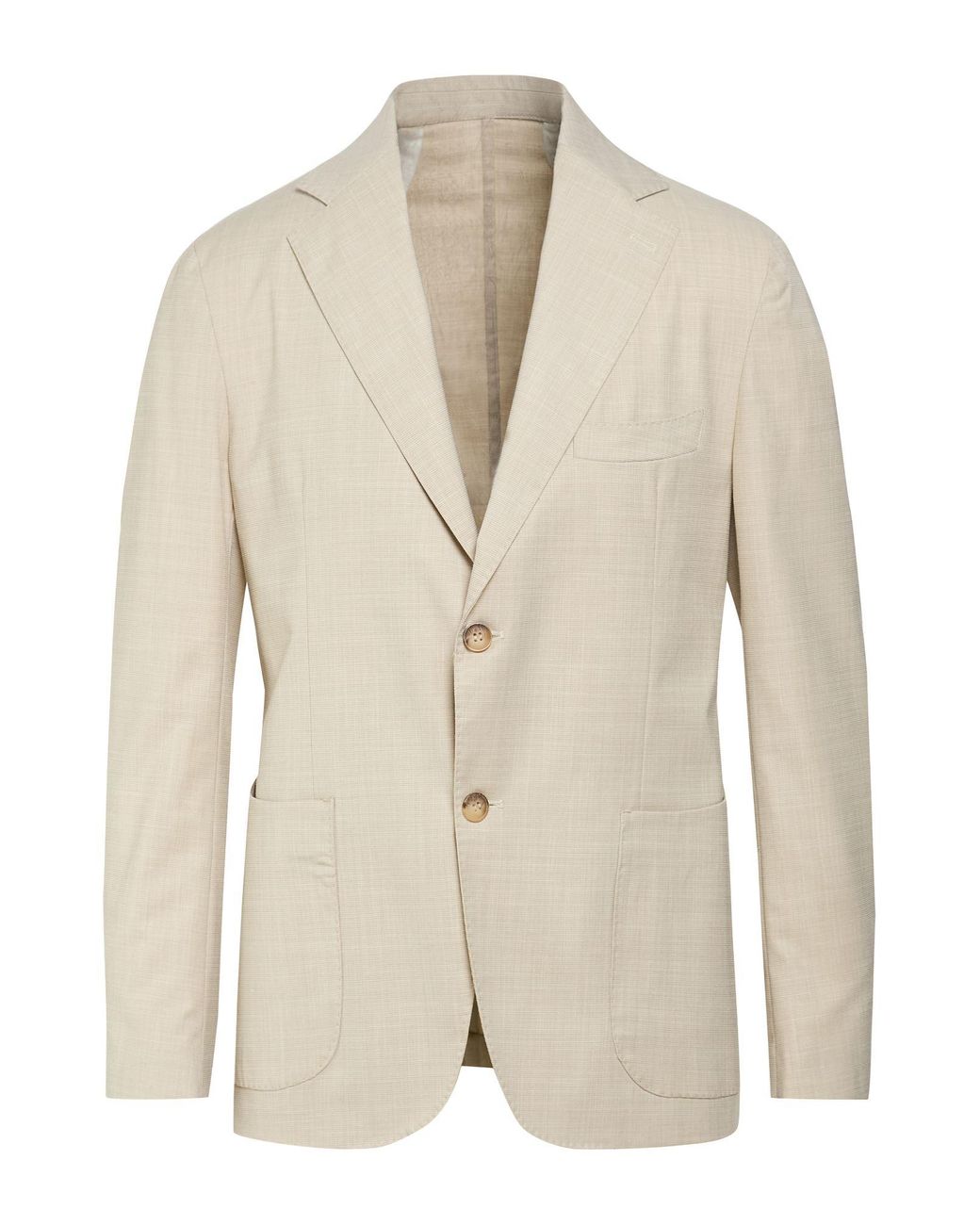 Massimo Rebecchi Natural Blazer Polyester, Viscose, Wool, Elastane for men
