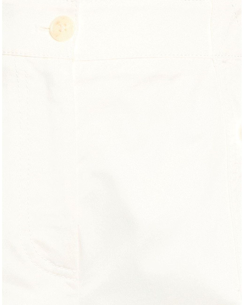 Alberta Ferretti White Pants Cotton, Elastane