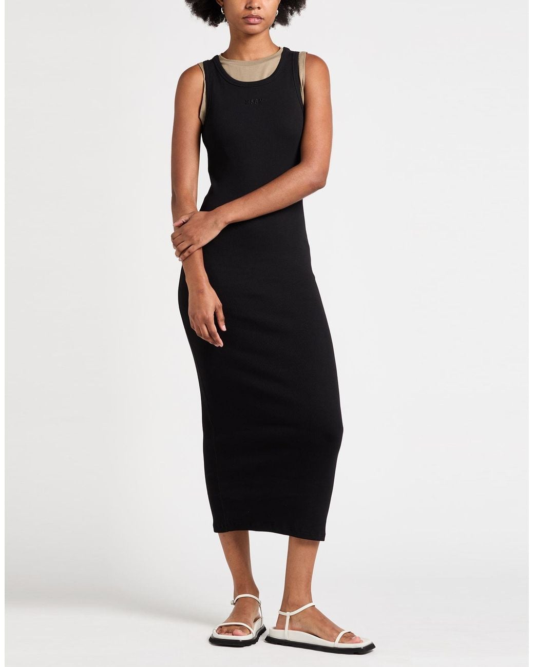 Vestido Midi MSGM de color Black