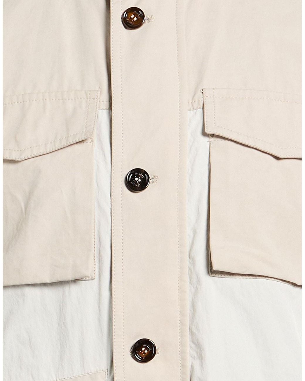 Moorer Natural Jacket Polyester, Polyamide, Cotton for men