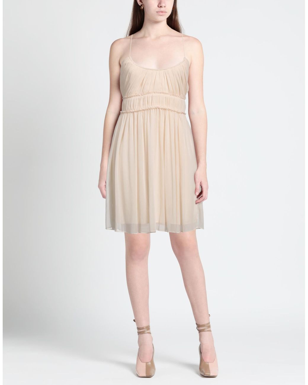 Patrizia Pepe Natural Mini Dress