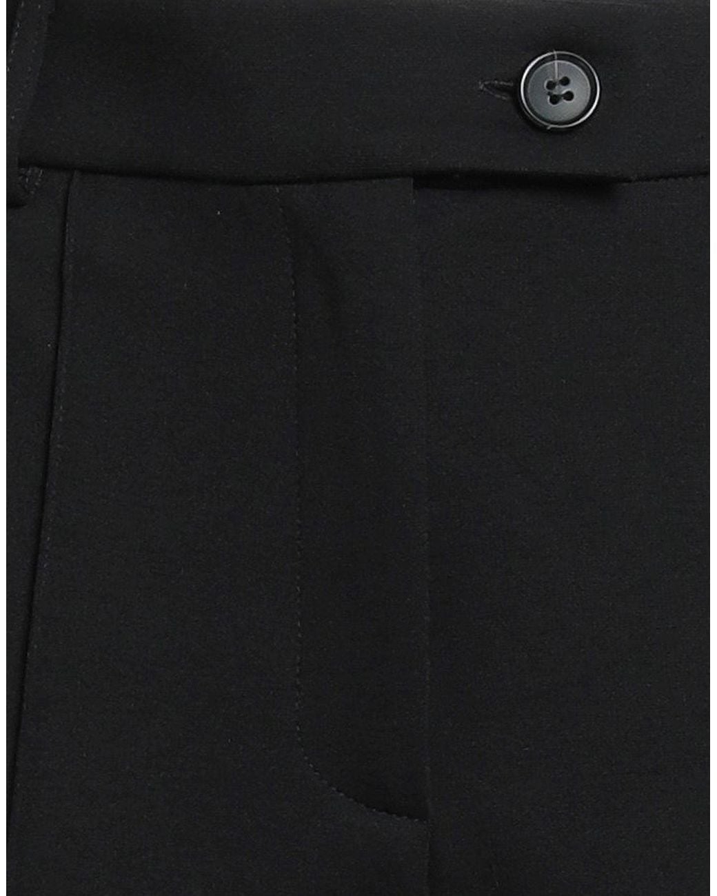 MEIMEIJ Black Pants Viscose, Polyamide, Elastane, Acetate