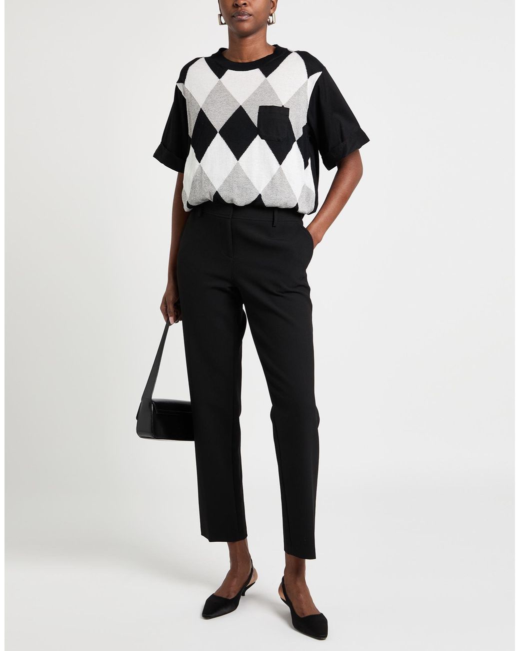 Atos Lombardini Black Pants