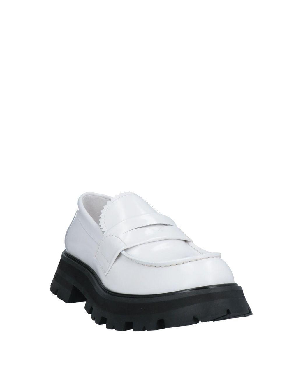 McQueen White Loafers