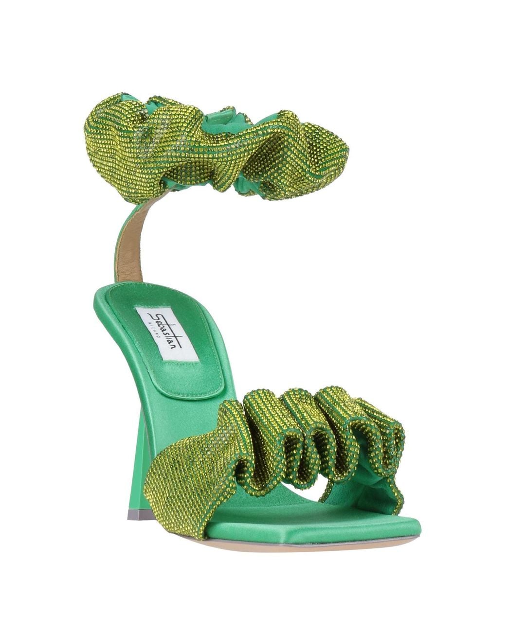 Sebastian Milano Green Sandals