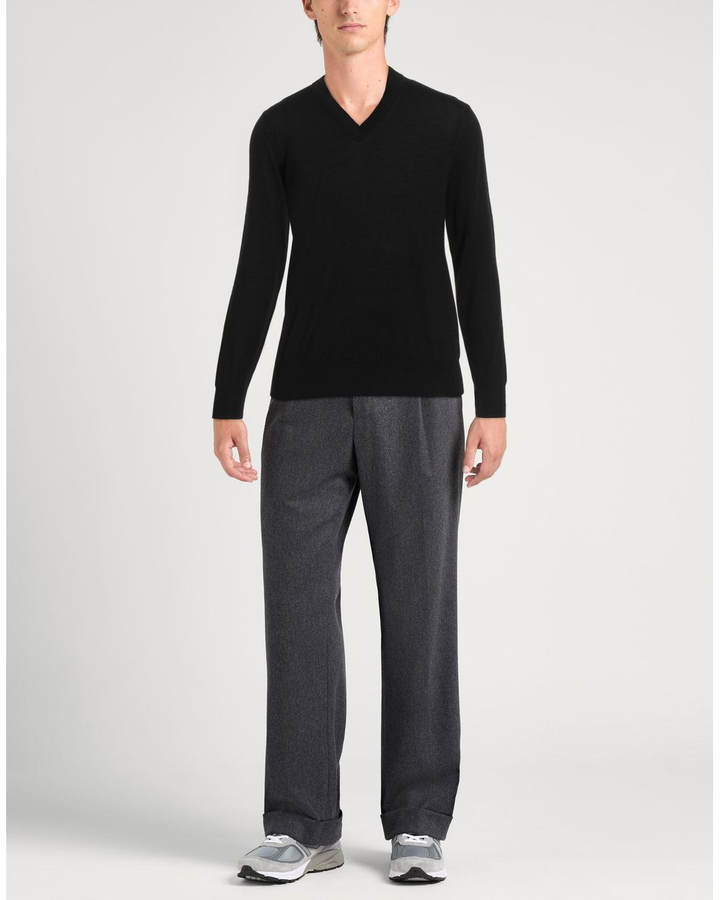 Pullover di Paolo Pecora in Black da Uomo