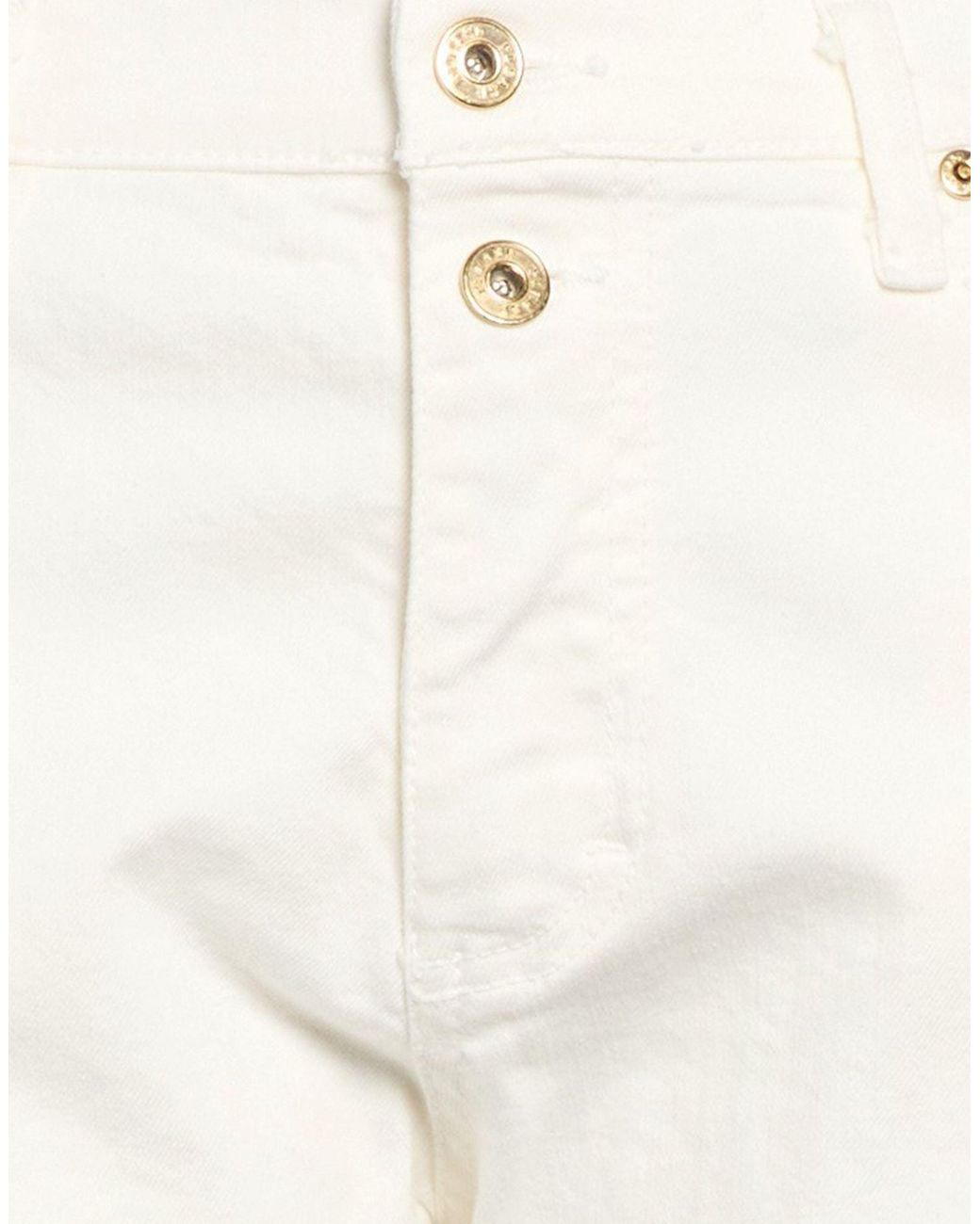Please White Jeans Cotton, Elastane