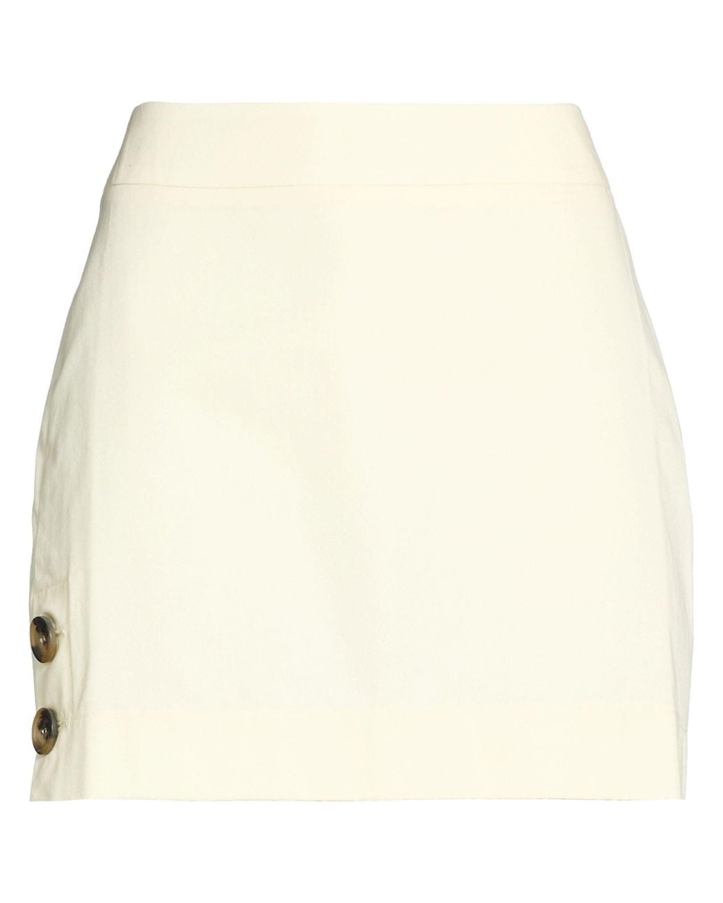 Roberto Collina Natural Mini Skirt