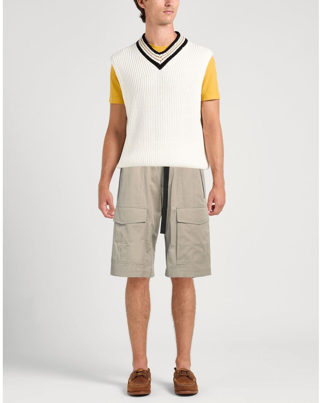Isabel Benenato Natural Shorts & Bermuda Shorts for men