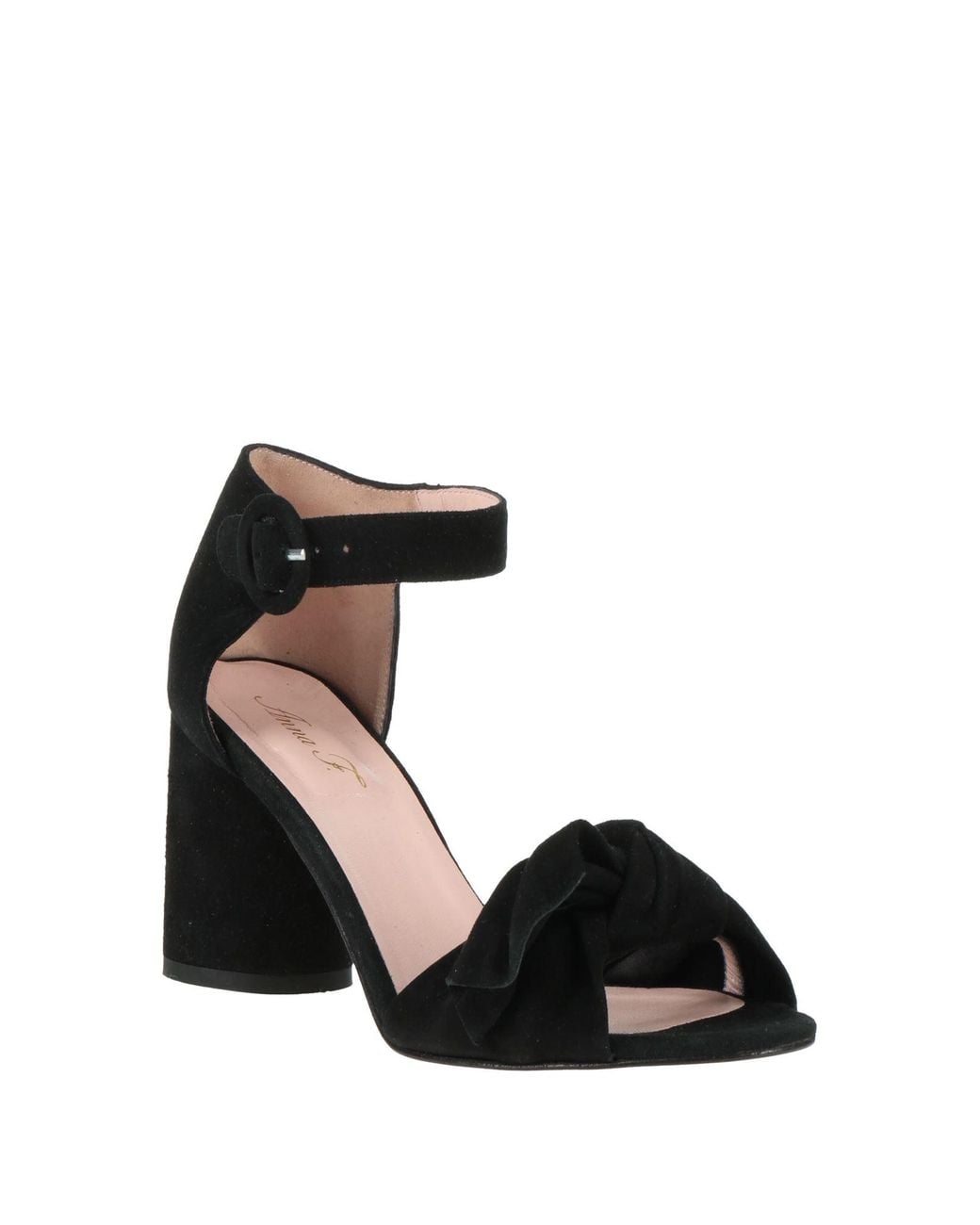 Anna F. Black Sandals