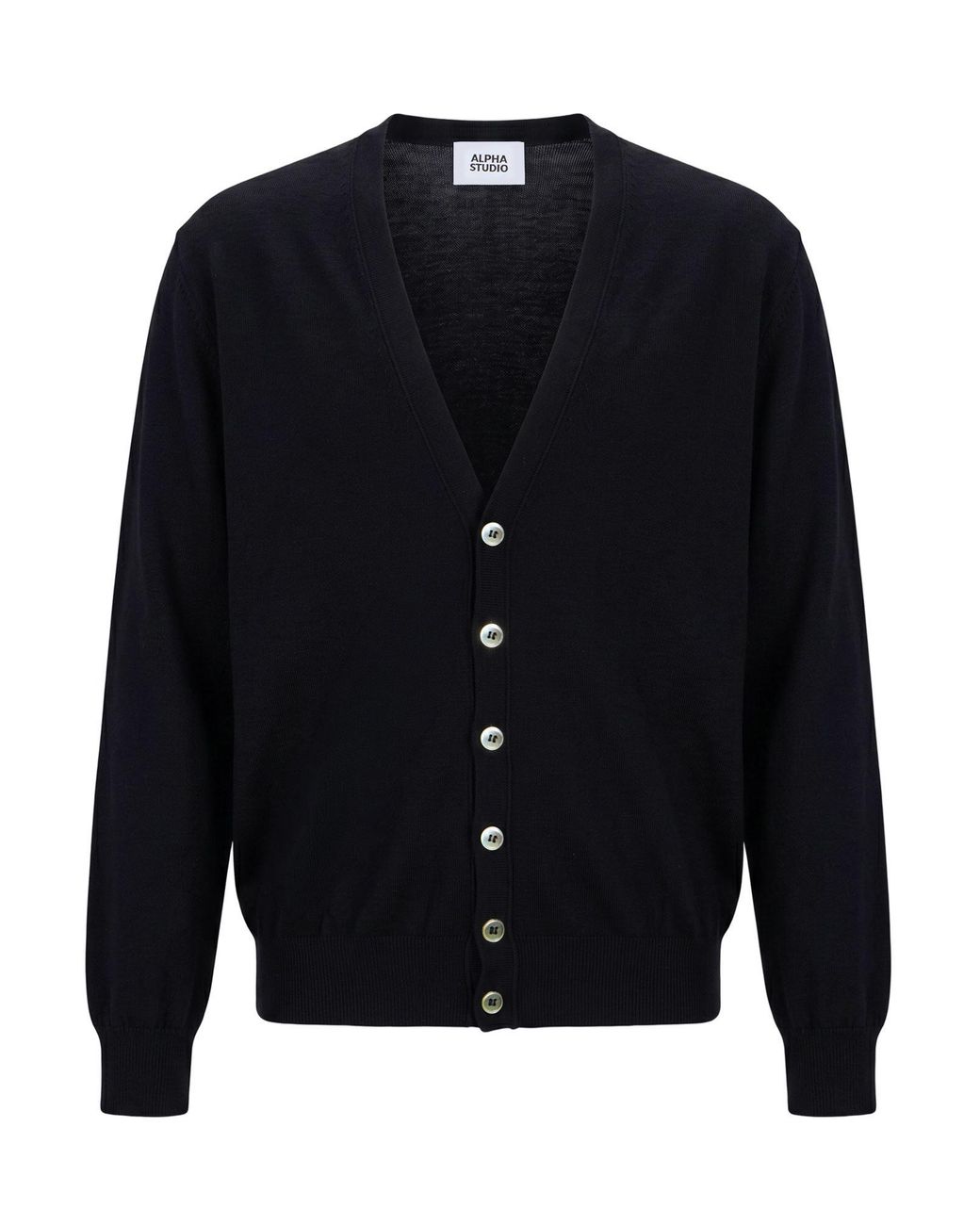 Cardigan Alpha Studio pour homme en coloris Blue