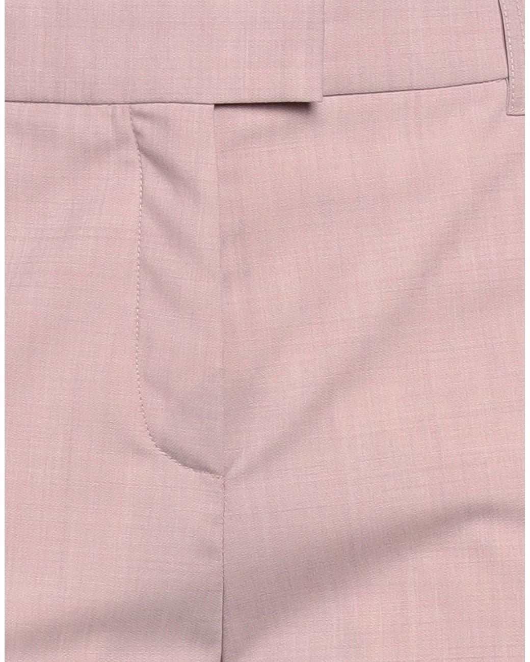 Barbara Bui Pink Pants Wool, Elastane