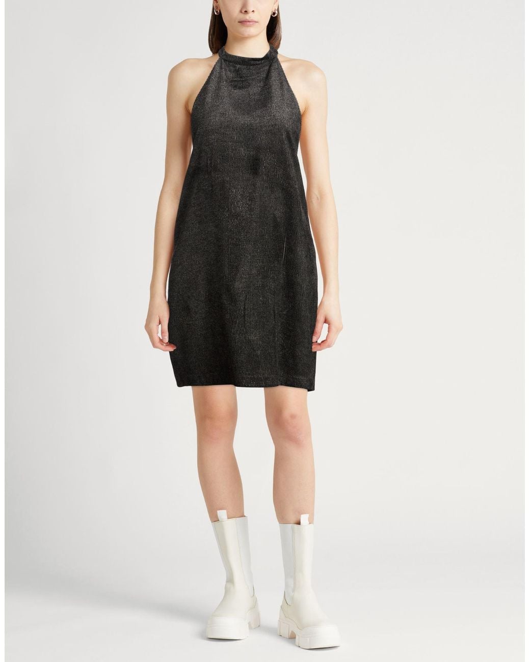 Alysi Black Mini Dress