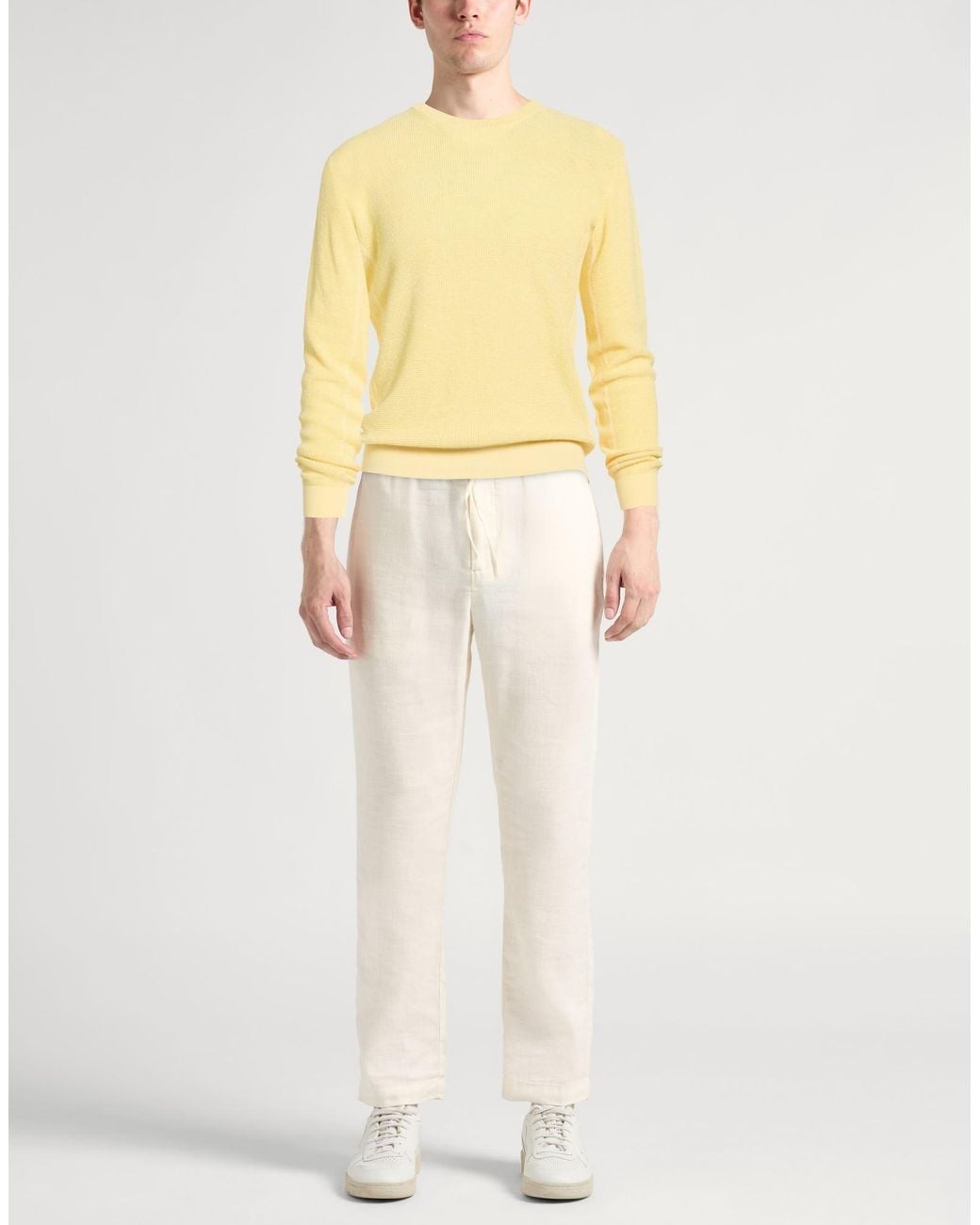 Roberto Collina Yellow Sweaters for men