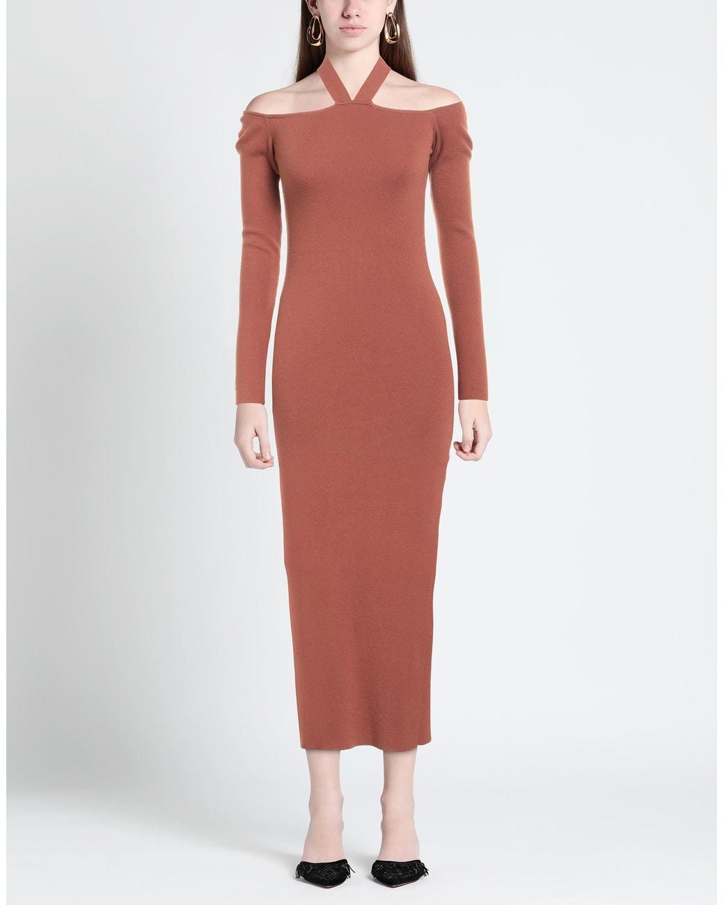 Akep Red Midi Dress