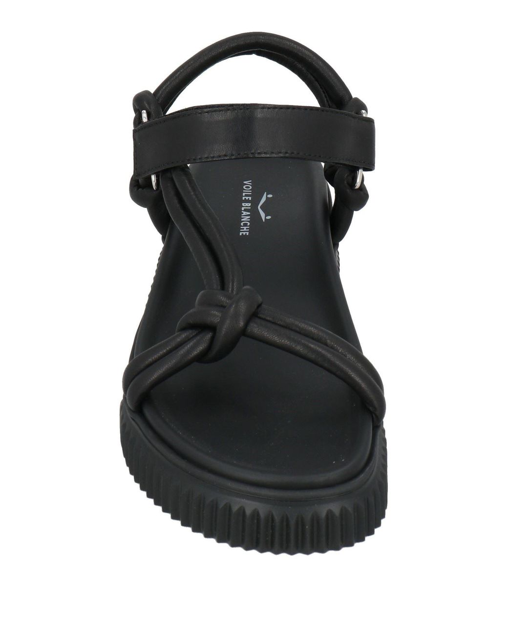 Voile Blanche Black Sandals