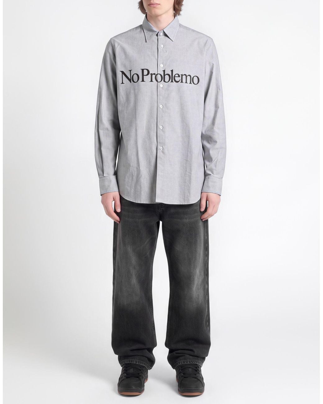 No Problemo Hemd in Gray für Herren