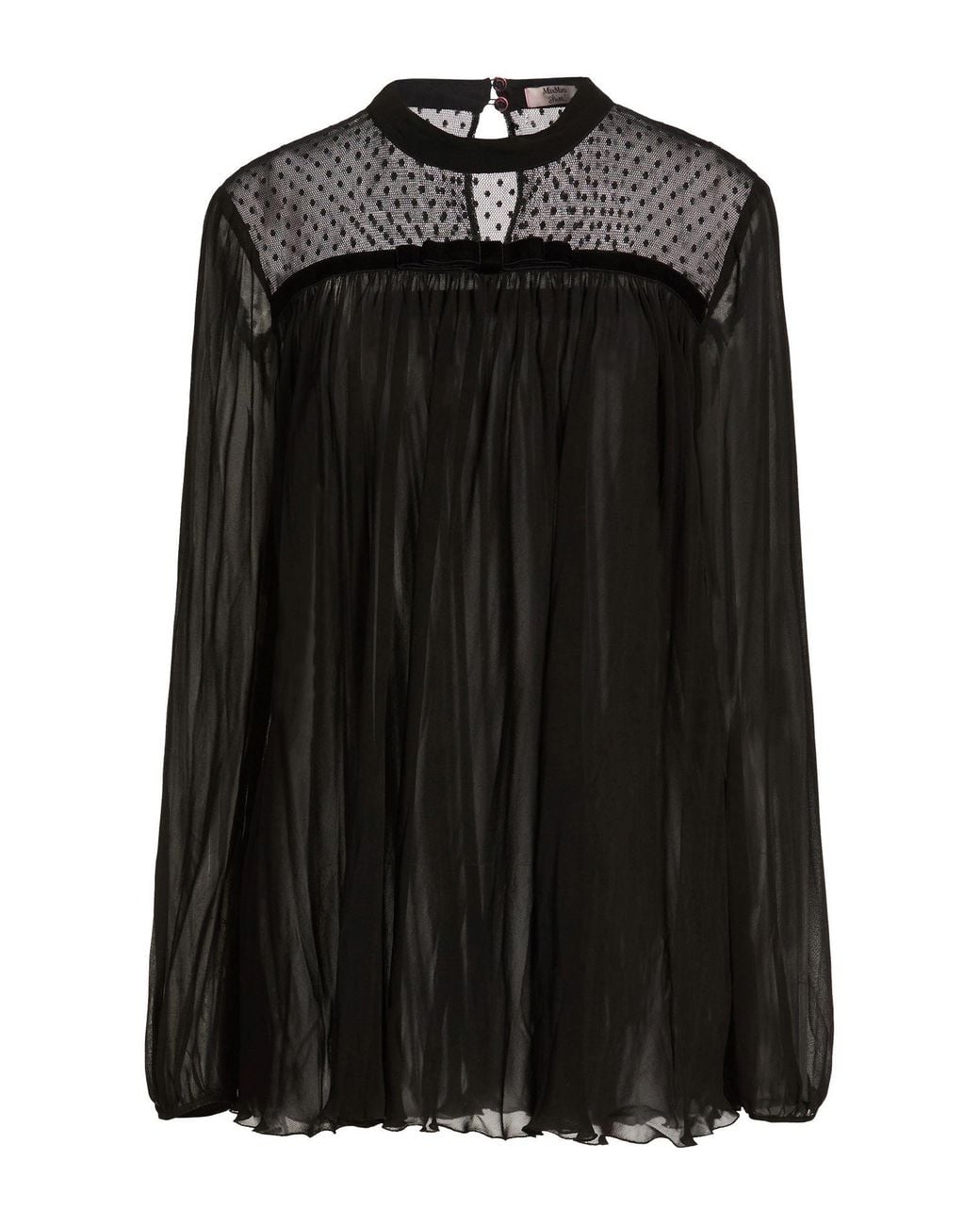 Max Mara Black Shine! Top Viscose