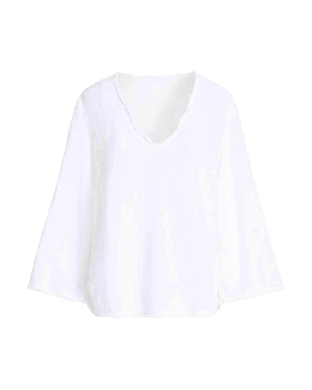 Top 120% Lino de color White