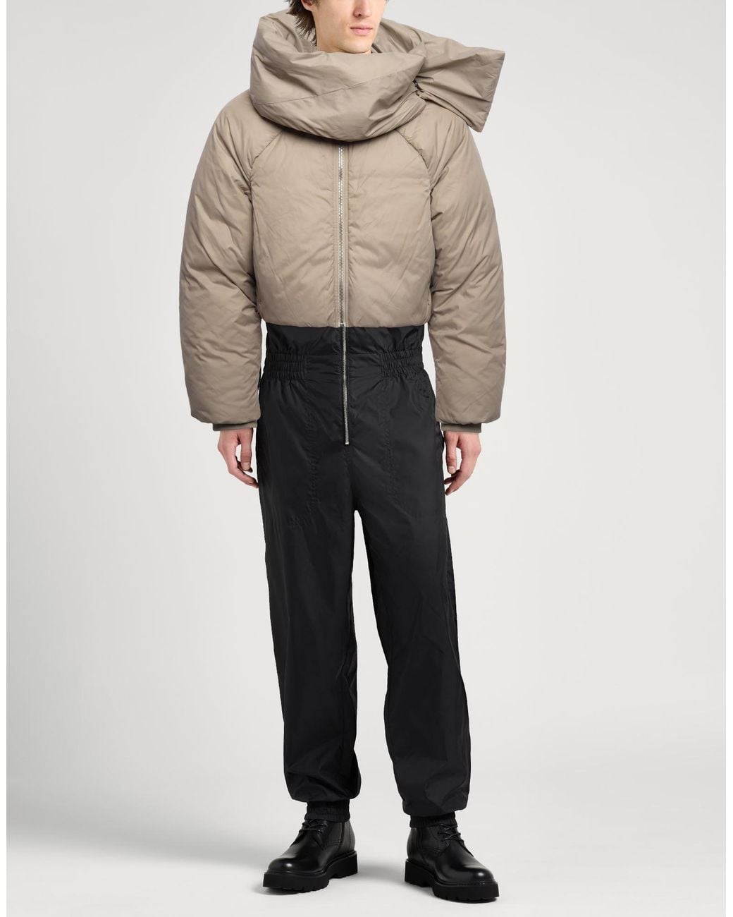 Rick Owens Natural Light Puffer Polyamide for men
