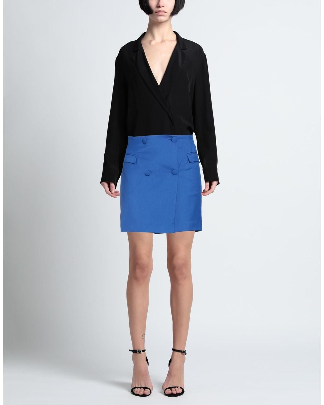 Jijil Blue Mini Skirt